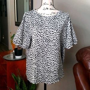 LOFT Animal Print Top